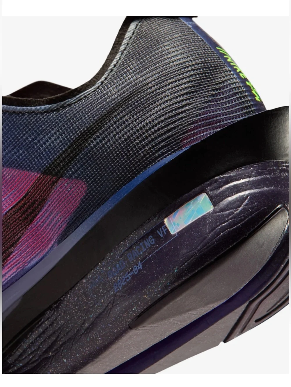 Nike Zoomx Vaporfly Next% 4 Glam Dark Obsidian / Black Wmns Sz 10.5 IO9560-400